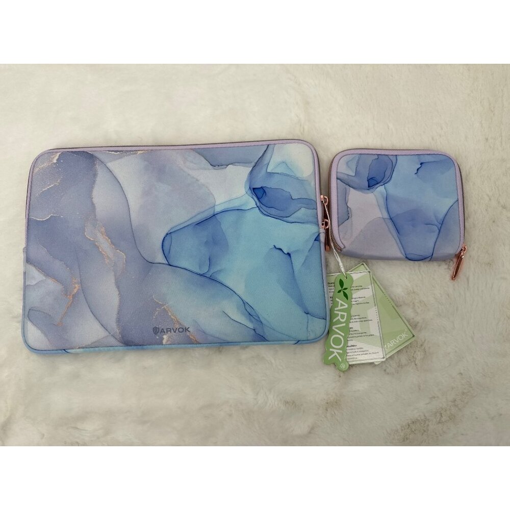 Arvok NEW 13" Computer laptop Case pouch sleeve Purple Blue